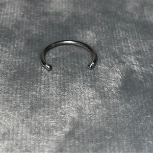 Vintage Threaded 14 Gauge 1/2 for piercing stretching Stainless Steel Septum Ear